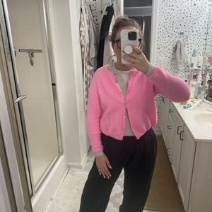 American Vintage Cardigan Vitow in Melange Rose size M